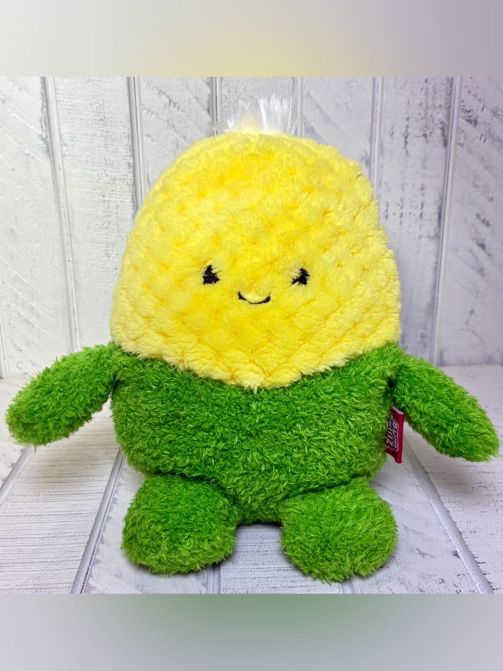 Bumbumz Rootbumz Colby the Corn 7.5” Bean Plush Vegetable Collectible Toy